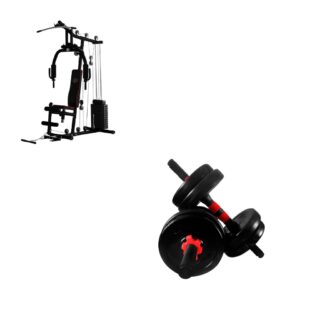 Combo Multifuerza K6 IO 2 + Set de Mancuernas de Cemento K6